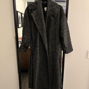 Mango Double Breasted Wool Coat